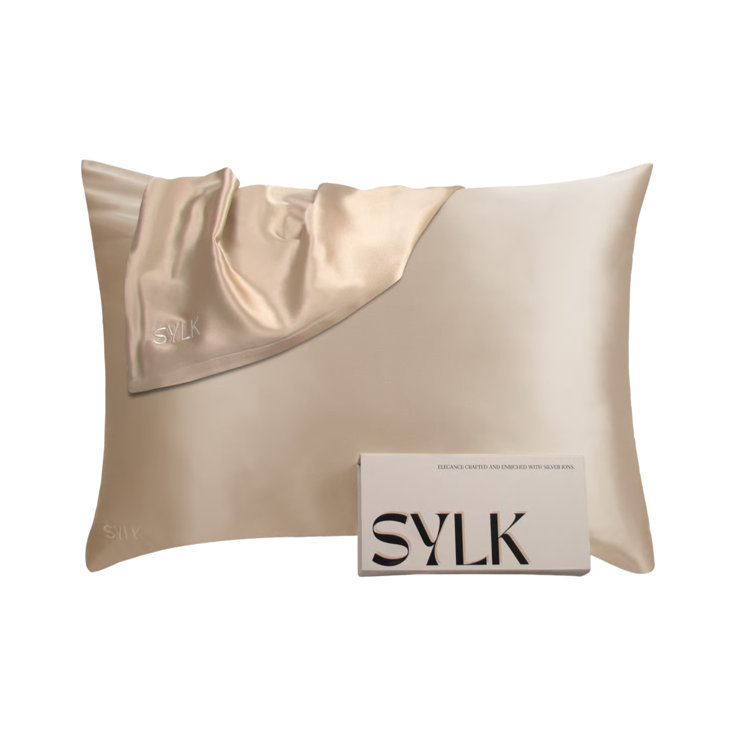 Silk Pillowcase with Silver Ions