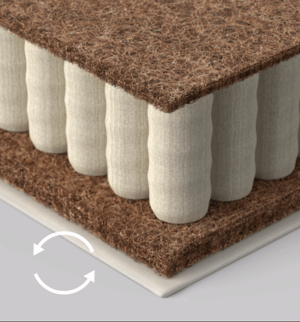 Matelas hybride Naturalist 80×200 (Souple, Réglable)